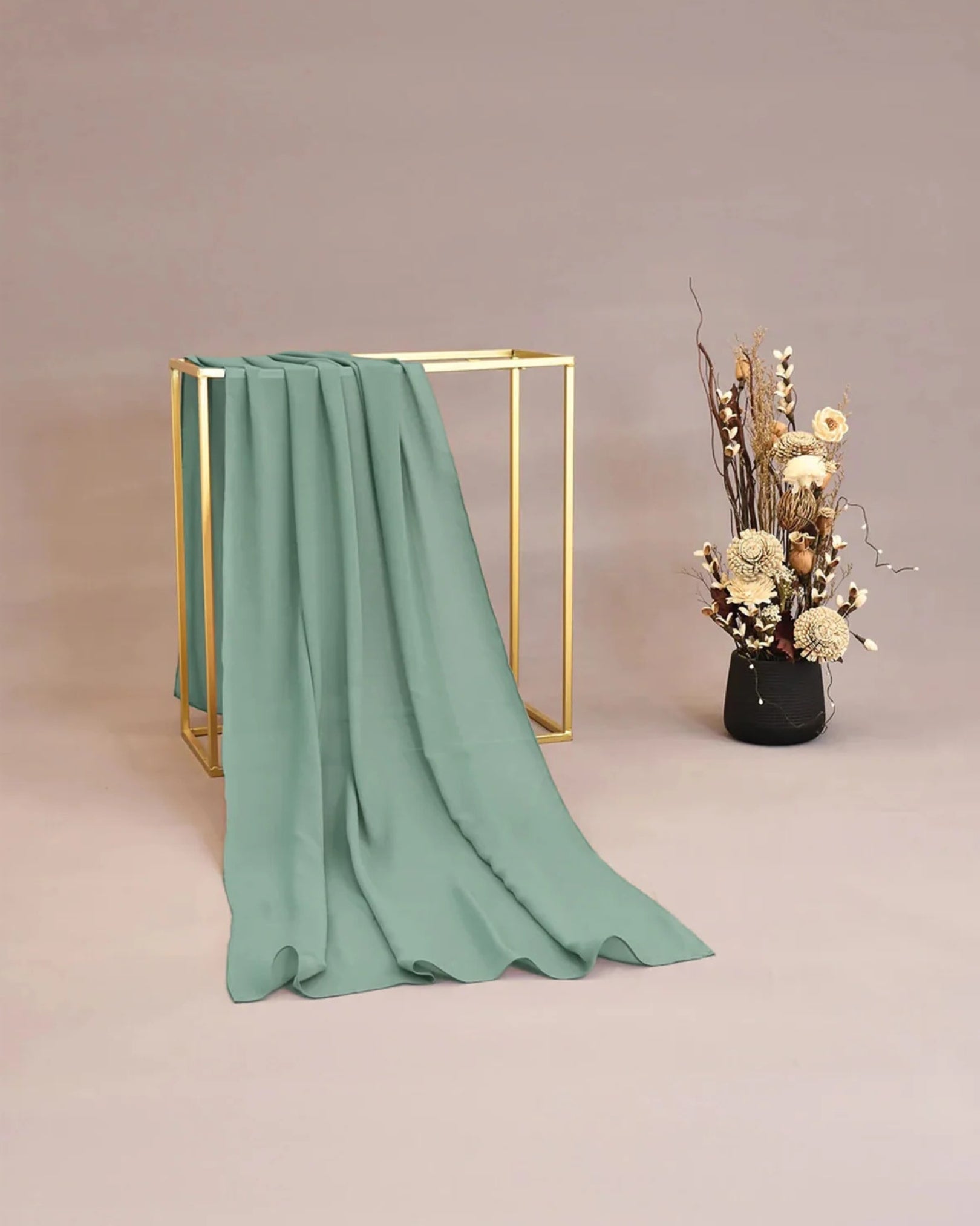 Georgette Chiffon - Light Teal