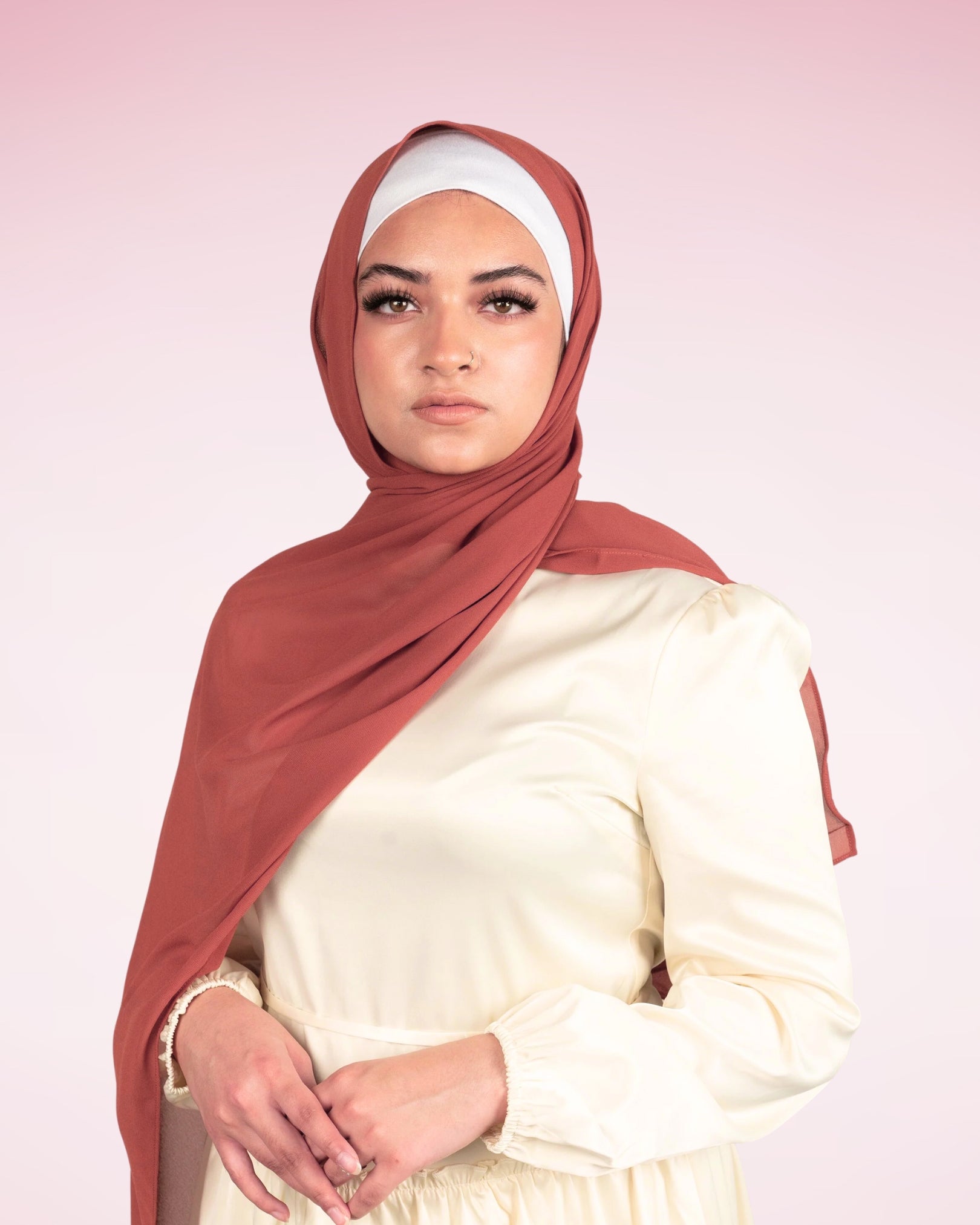 Georgette Chiffon - Rose Tan