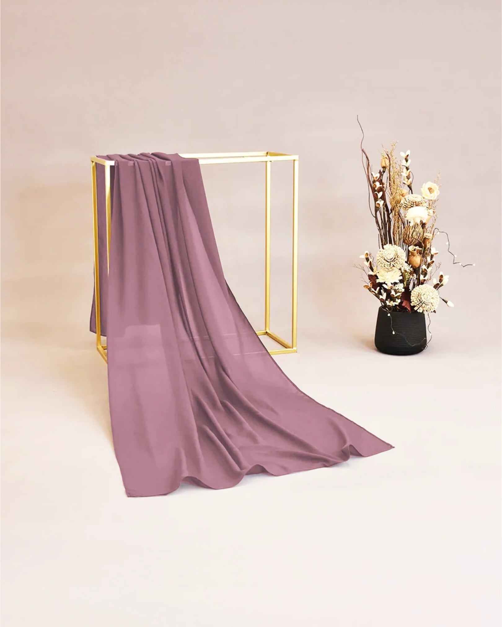 Georgette Chiffon - Heather