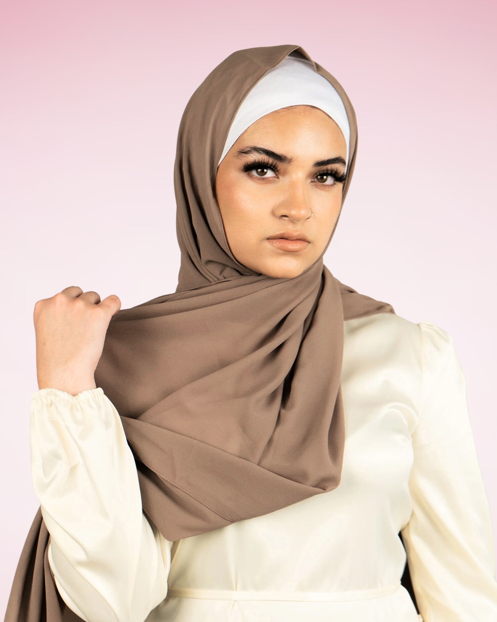 Georgette Chiffon - Almond