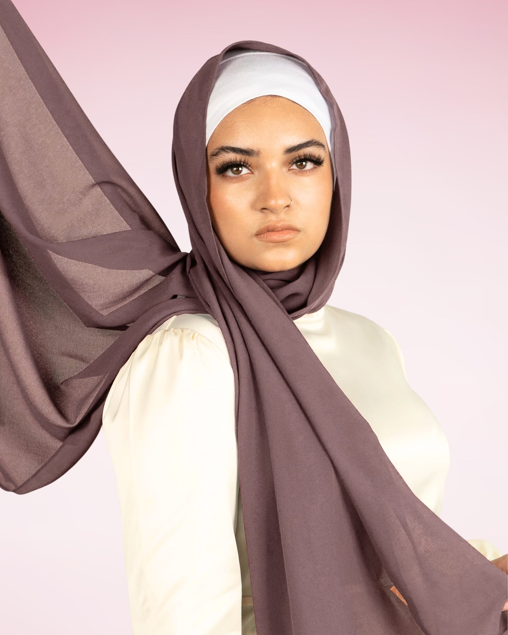 Georgette Chiffon - Mauve