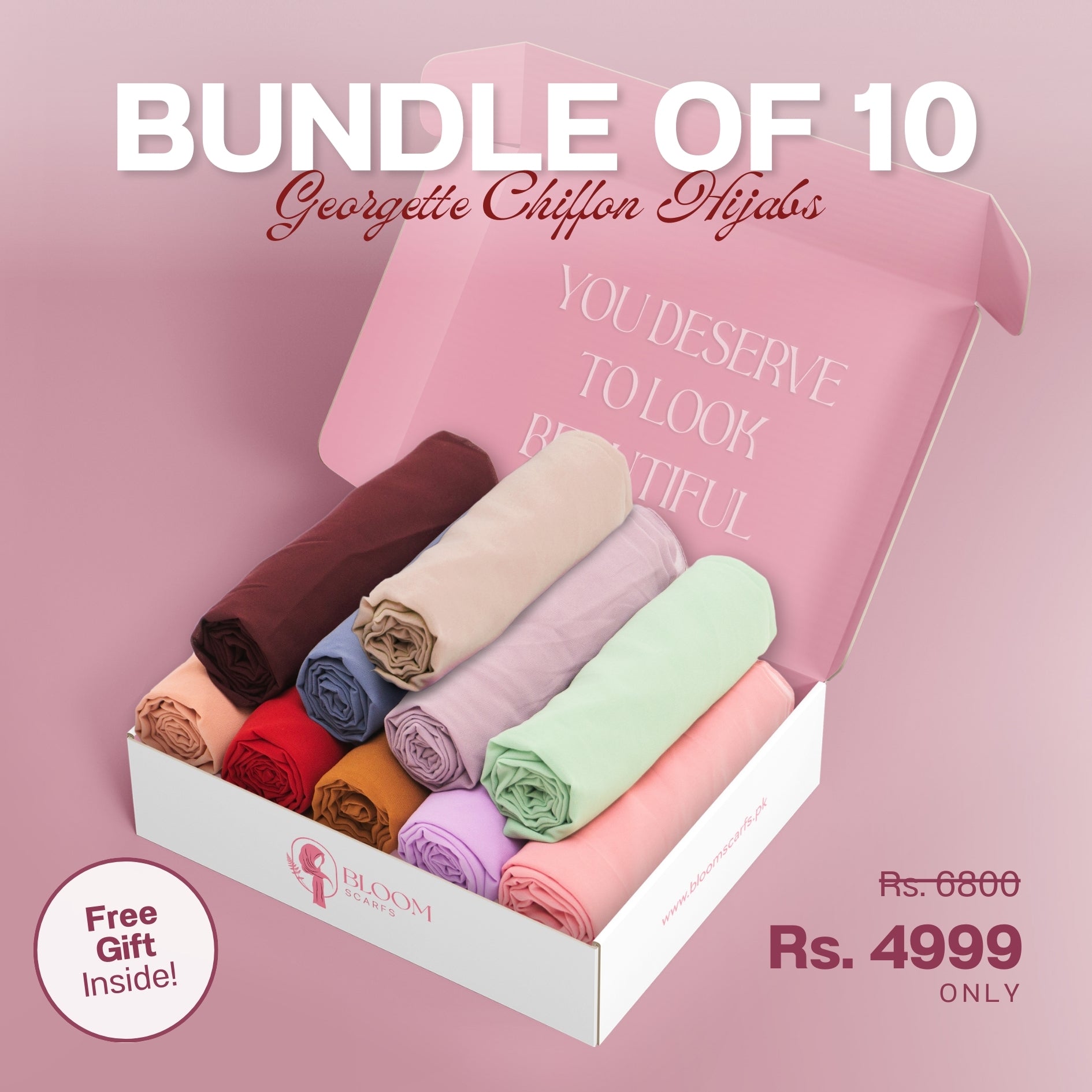Georgette Chiffon Pack of 10