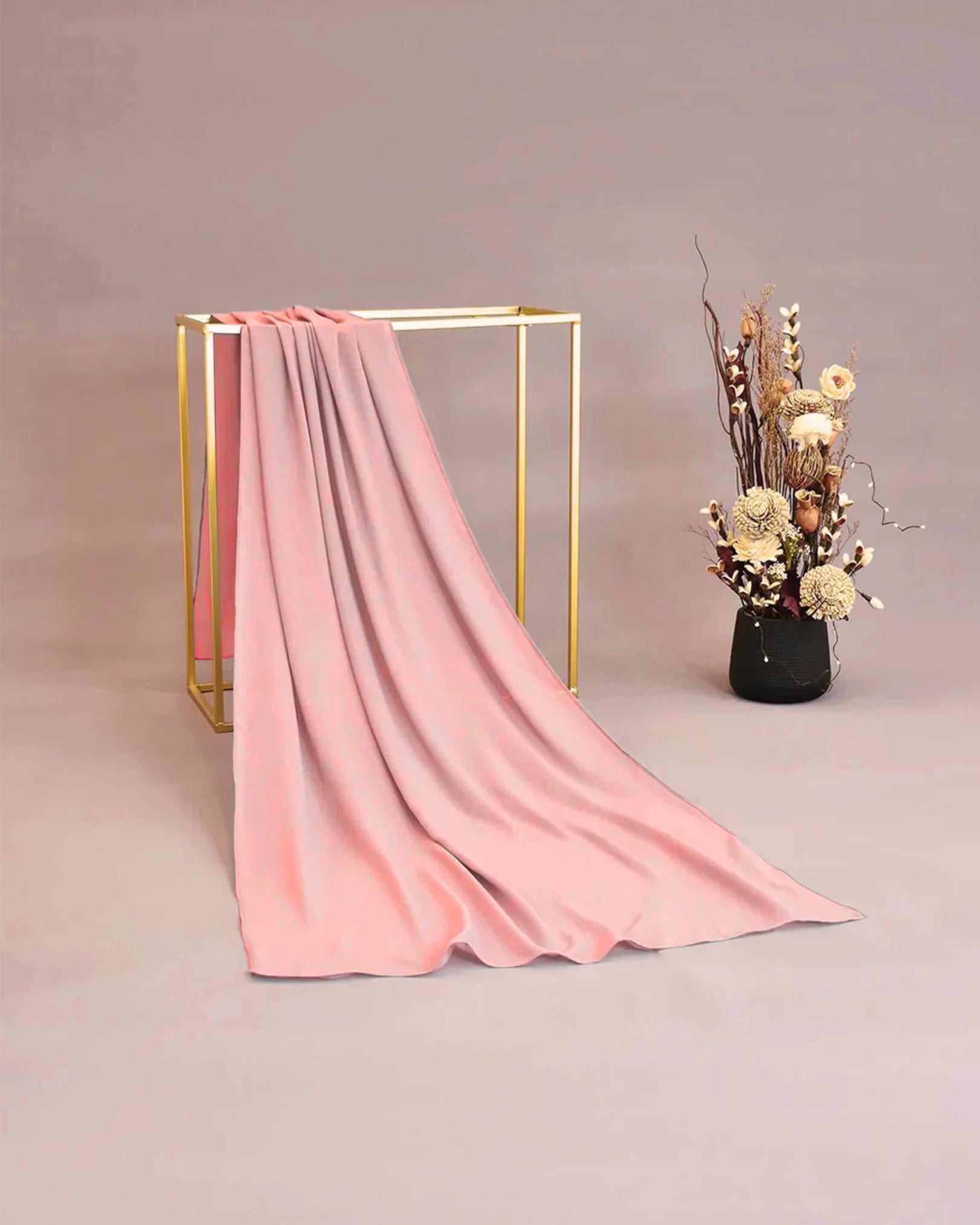 Georgette Chiffon - Salmon Pink